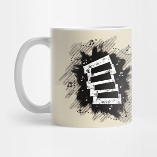 Piano music Mug